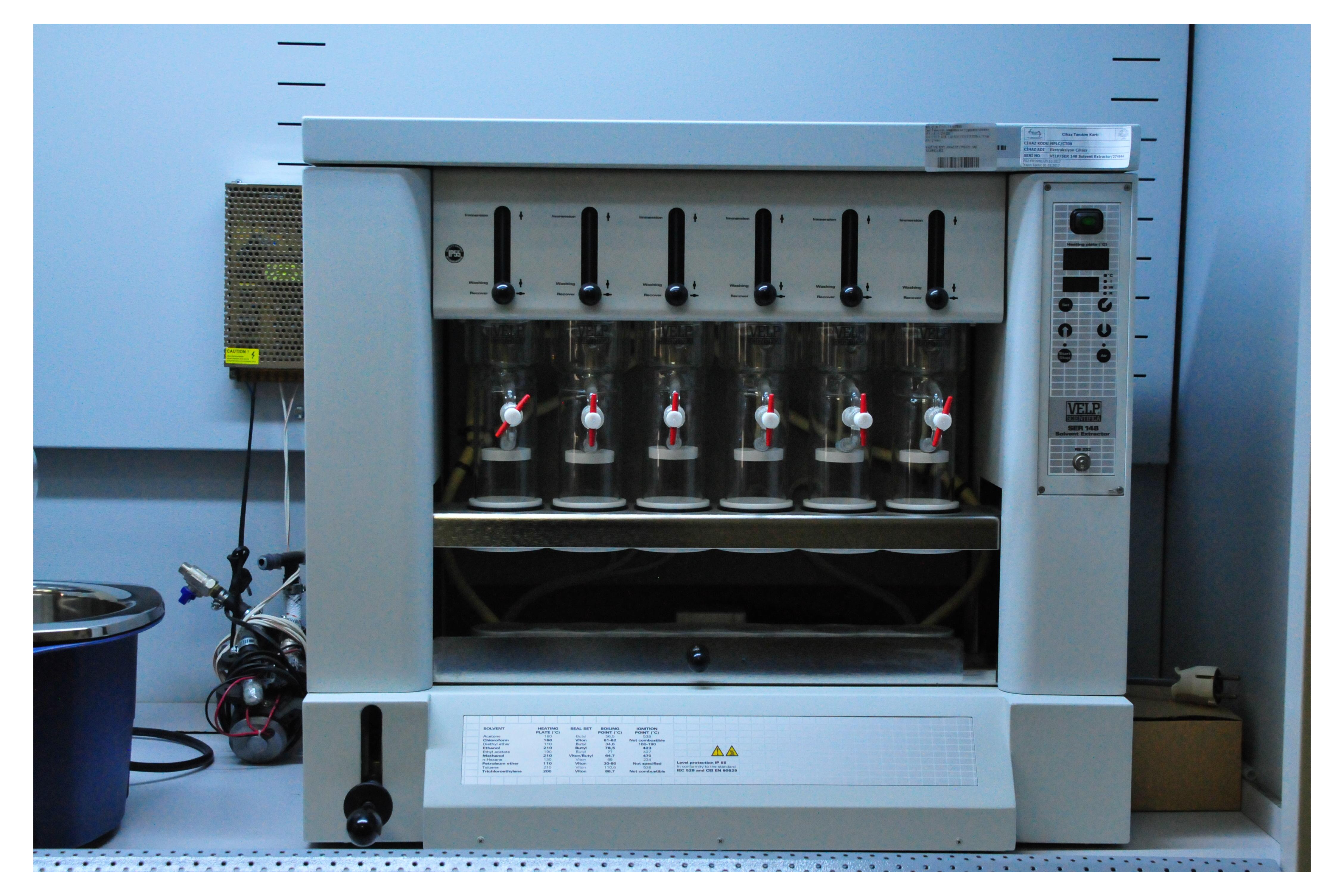 Soxhlet Ekstraksiyon Cihazı