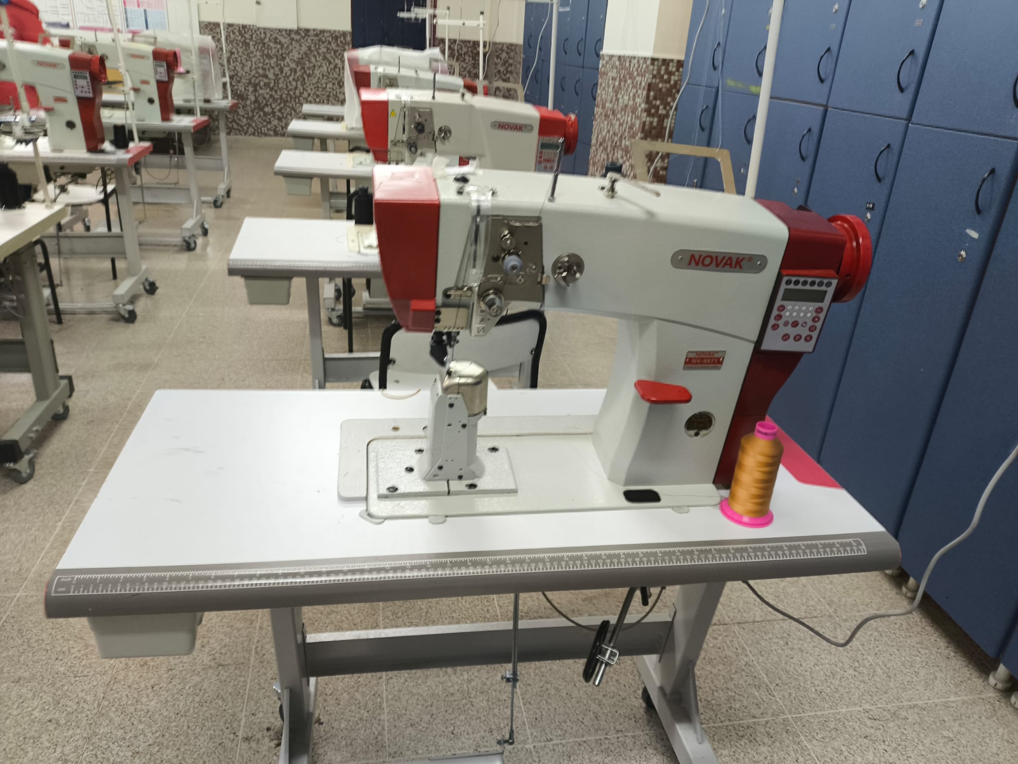 Otomatik Sütunlu Tek İğne Ayakkabı Dikiş Makinası 7